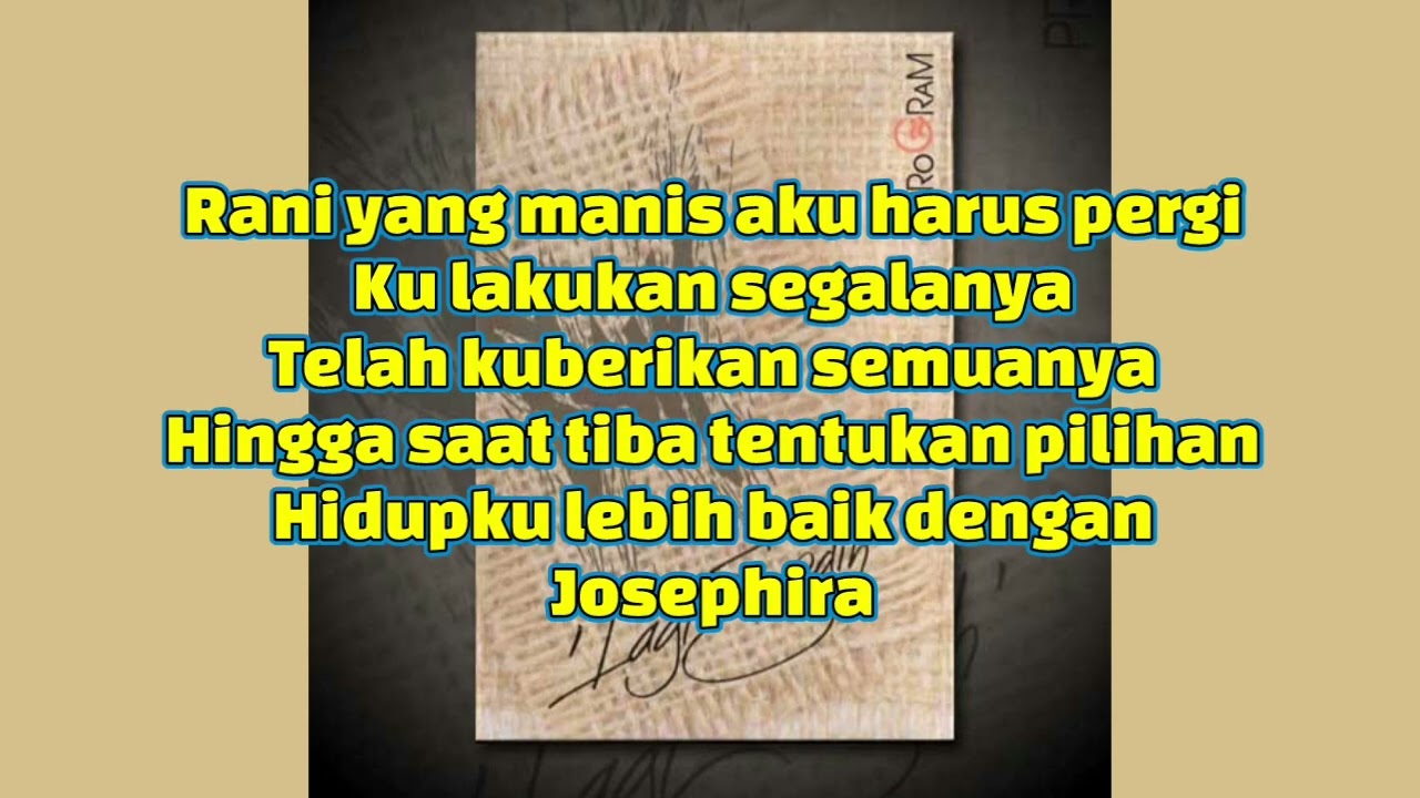 Slank - Josephira Lirik