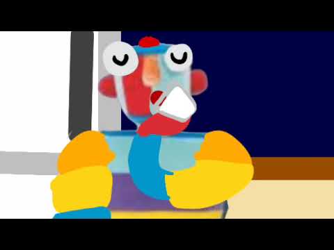 Stripy drinks Milk - Little Robots Fan-animation