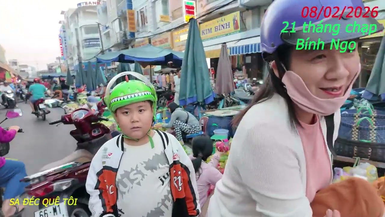 Chợ SA ĐÉC bán trái cây 21 TẾT BÍNH NGỌ 2026