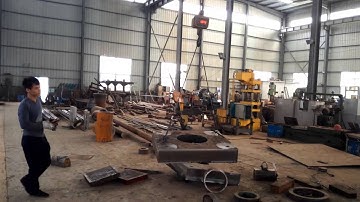 Video of static load test of mould press pallet