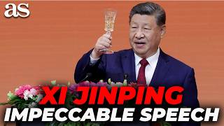 Xi Jinping's IMPECCABLE SPEECH in ENGLISH | left Trump speechless and standing to APPLAUD