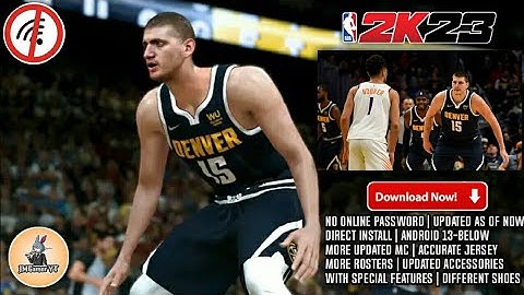 2K23 Updated Roster Android Offline | HD Graphics | No F1VM | Gameplay | Suns vs Nuggets 2K23