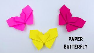 How To Make Easy Origami Paper Butterfly For Kids / Craft Ideas / Paper Craft Easy / KIDS crafts