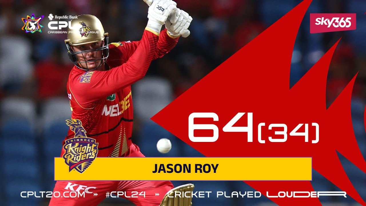 Jason Roy's RAMPAGING Innings! | CPL 2024
