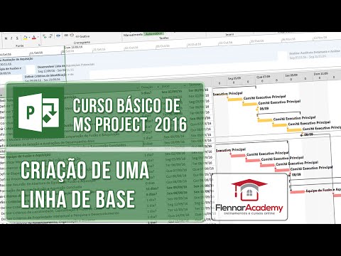 Vídeo: Como o Microsoft Project rastreia a linha de base em relação ao real?