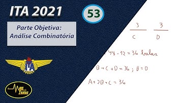 ITA 2021 | Questão 53 | Análise Combinatória