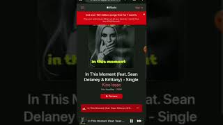 You must see latest song from Kino Isaac feat Sean Delaney & Brittany - In This Moment Sean P Delany