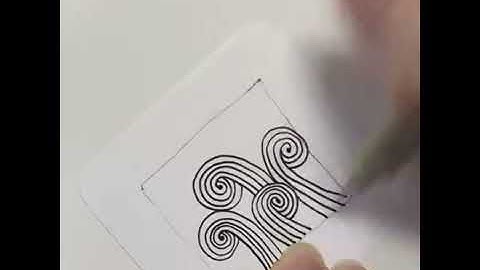 Zentangle Sand Swirl