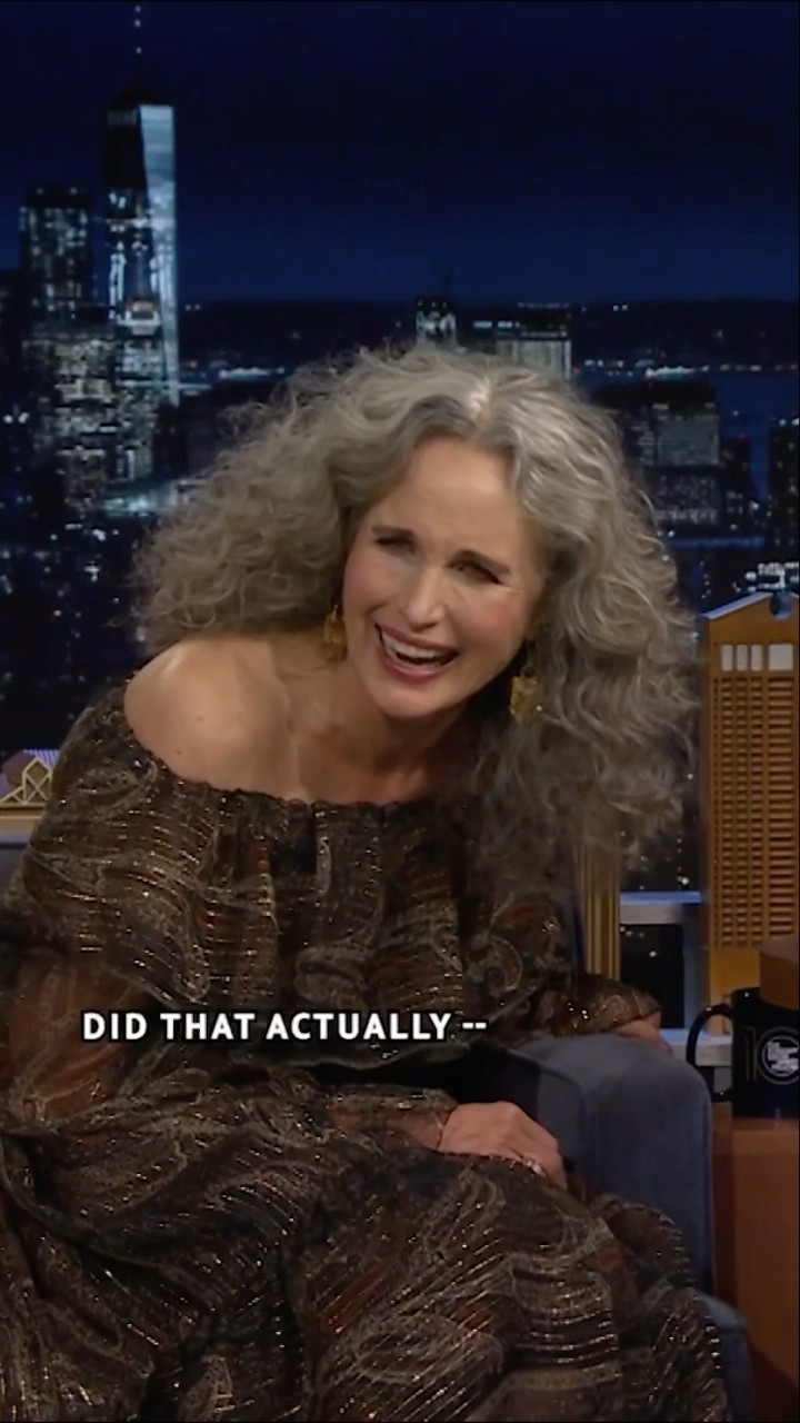 #AndieMacDowell says she benefits from “reverse nepotism” by being #MargaretQualley’s mom!