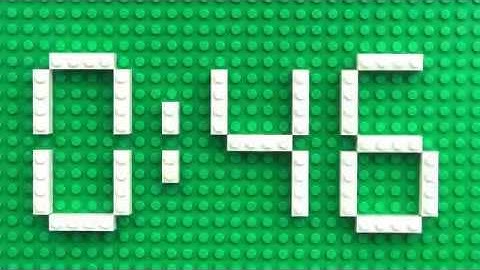 LEGO countdown timer 1 minute