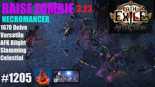 【Path of Exile 3.23】PERMA Zombie Necromancer - Build Guide -  GARGANTUAN ZOMBIES  - 1205