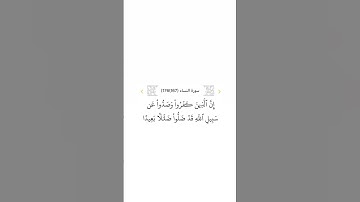 سورة النساء ١٦٧