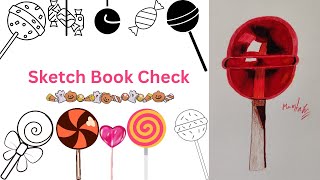 Sketch Book Check || #lollipop #sketch #sketchbook