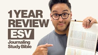 ESV Journaling Study Bible Review | After using it for a whole year... (Honest Review)