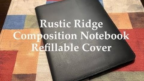 Rustic Ridge  Refillable Composition Notebook Cover