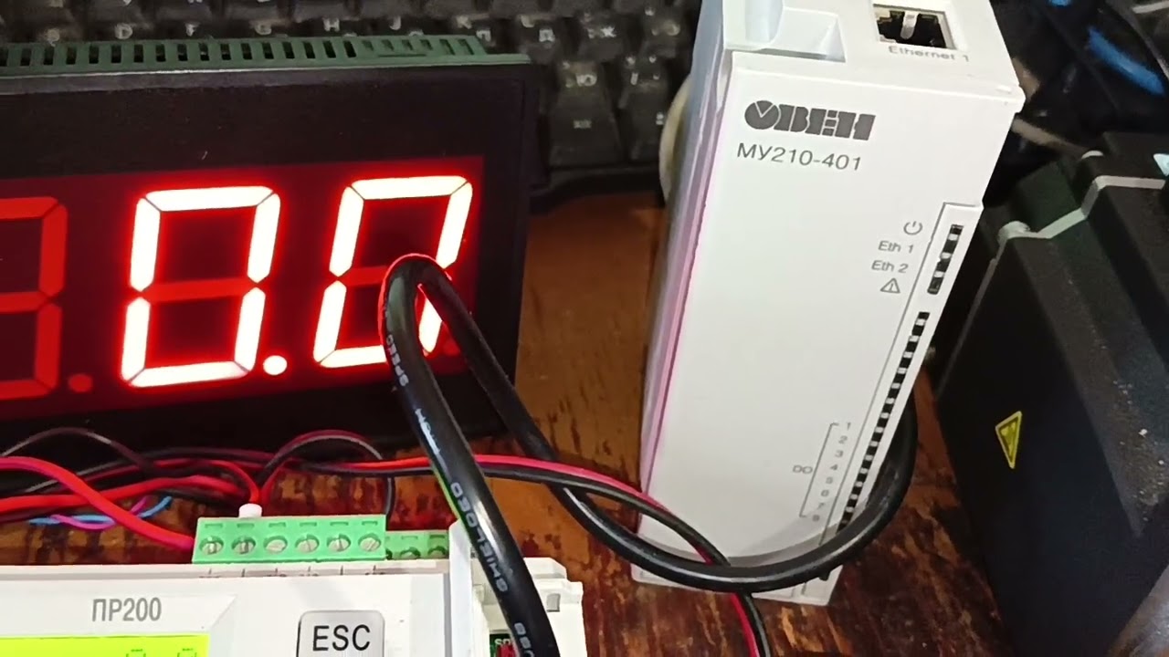 Мойка самообслуживания на основе Овен ПР200 подключаем табло RS485 Modbus RTU