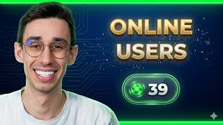 I vibe coded an online visitors counter for my blog