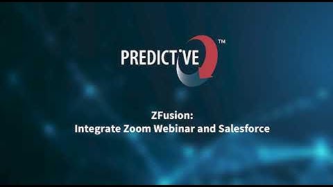 ZFusion: Integrate Zoom and Salesforce