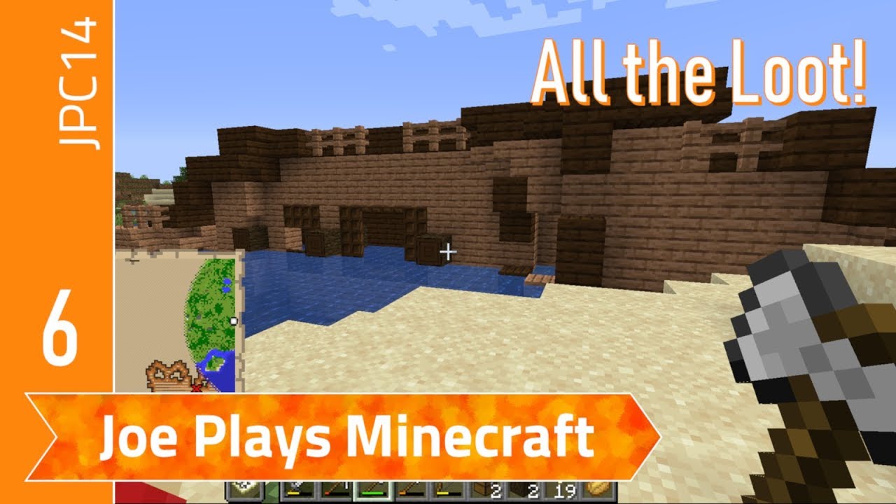LUCK OF THE SEA! | Joe Plays Minecraft #6 | 1.13.2 - YouTube