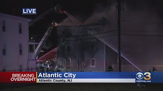 Firefighters Battle 3-Alarm Apartment Fire In Atlantic City