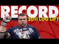 Žydrūnas 'Big Z' Savickas sets Log Lift EVENT RECORD against Brian Shaw | World's Strongest Man