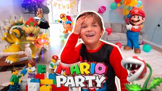 Mario BIRTHDAY PARTY Surprise | He was SHOCKED!