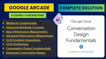 Conversation design Fundamentals  | Completion Badge Solution |Google Cloud Arcade New event #arcade