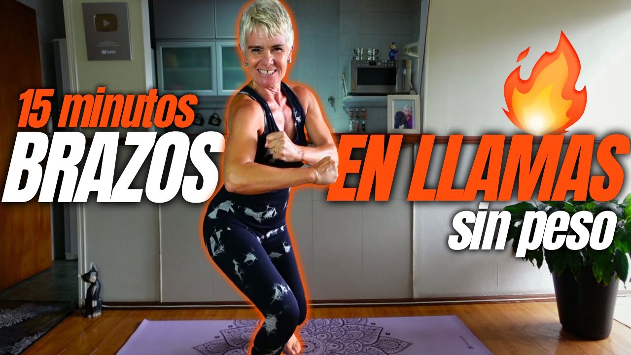 💪 Como Hacer Brazos en Casa Sin Pesas - 15 Min | Cuerpo Activo TV