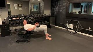 Dumbbell Hip Thrust w 5sec Iso-Hold