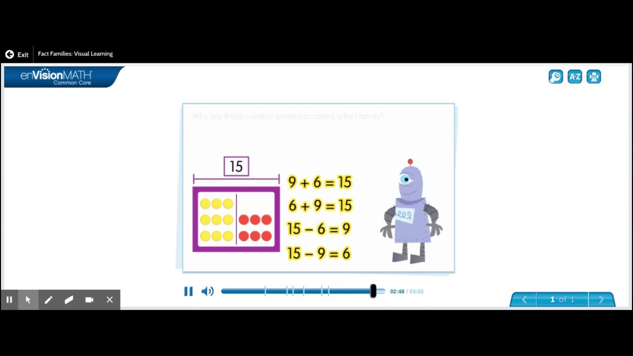 6-4 Fact Families - YouTube