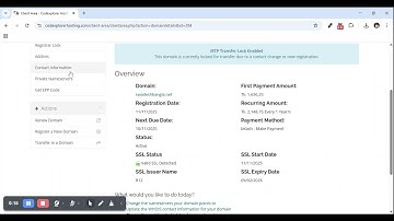How to Update Domain Contact Information | Codexplorer Hosting Tutorial