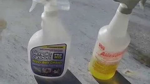 Totally awesome cleaner vs simple green pro hd cleaner