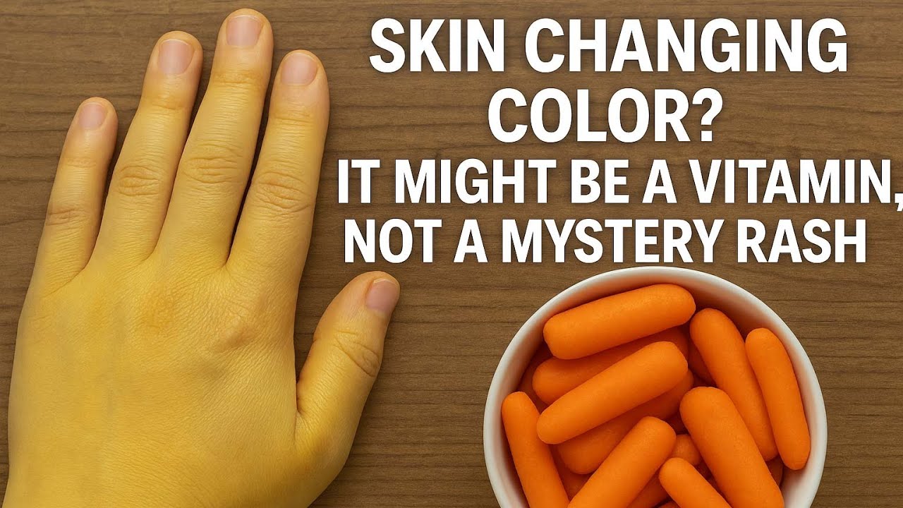 Skin Changing Color? It Might Be a Vitamin, Not a Mystery Rash