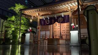 Rain &amp; Shrine: FUKUTOKU SHRINE - Rain Sounds, City Noise | White Noise, Rain Ambience, ASMR Sleep