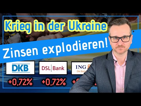 New Krieg in der Ukraine. Zinsen explodieren (Baufinanzierung März 2022)