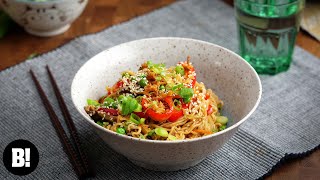 Instant Ramen Stir Fry 🍜 (Vegan)