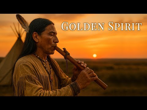 Golden Spirit | Native American Flute Music for Deep Relaxation, Healing & Sunset Meditation
