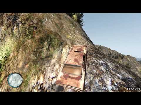 Grand Theft Auto 4 Rusty Car Driving Gameplay