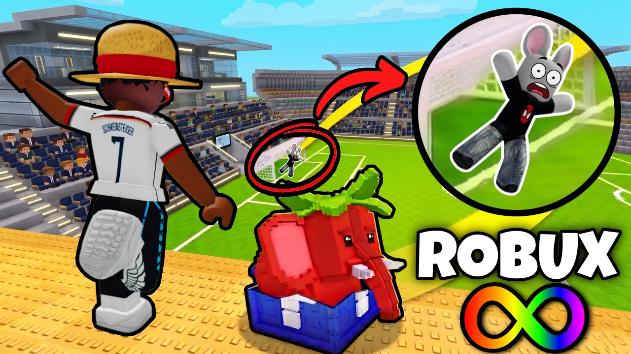 JOGUEI CHUTE UMA LUCKY BLOCK PELA PRIMEIRA VEZ! O NOVO JOGO DO MOMENTO no ROBLOX