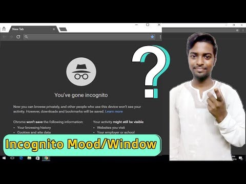 Incognito mood/window / Private Browsing ? History & Cookies no Tracking...