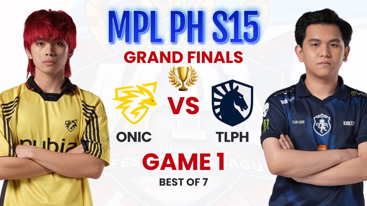 ONIC PH vs Team Liquid PH Game 1 | MPL PH Season 15 Grand Finals