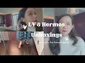 LV &amp; Hermes Luxury unboxings - earrings &amp; oasis sandals - Read your Heart &amp; why I play the H game ❤️