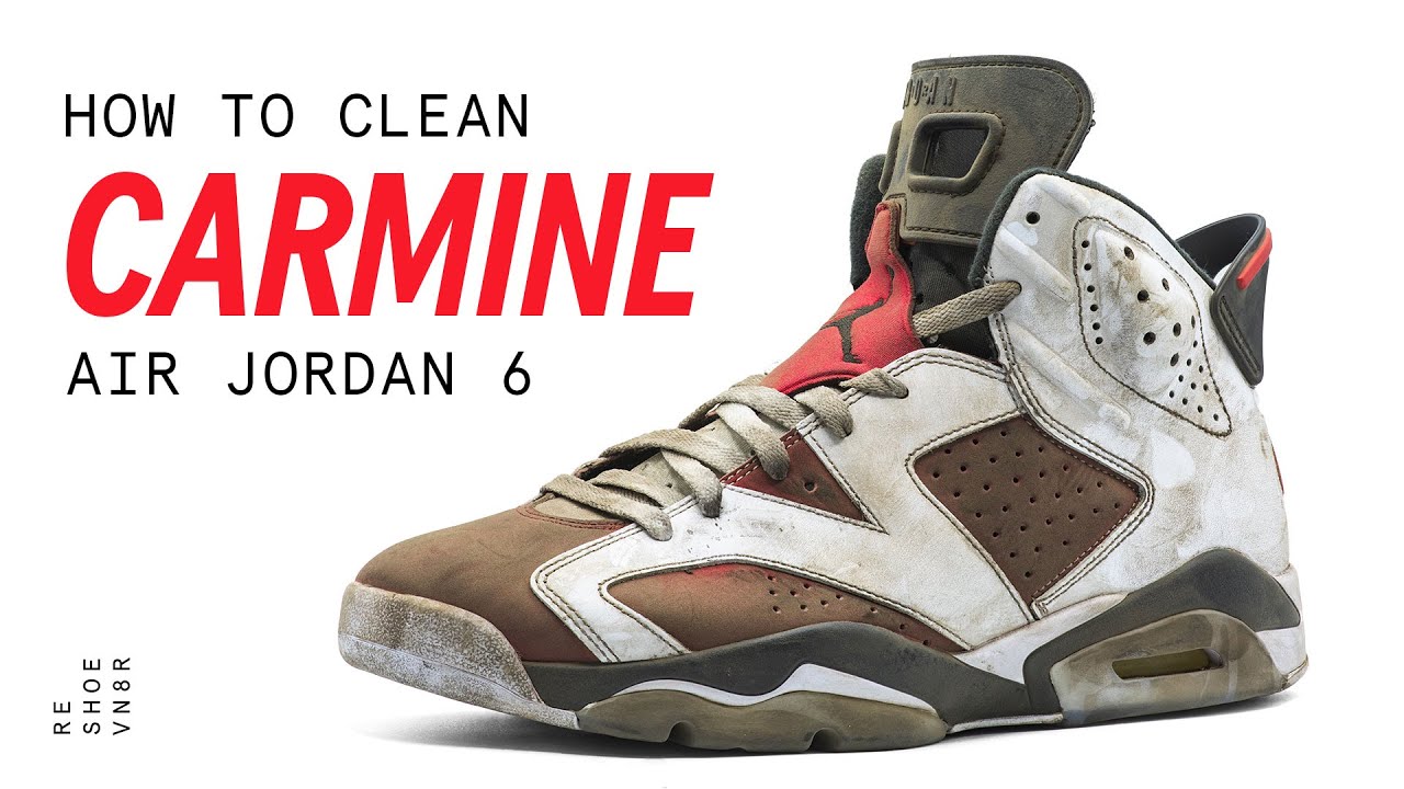 How To Clean Air Jordan Carmine 6 With 