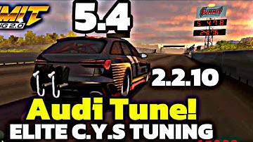 5.4 Audi Rs6 Fastest Tune! No Limit Drag Racing 2. #nolimitdragracing2 #djsaucepark