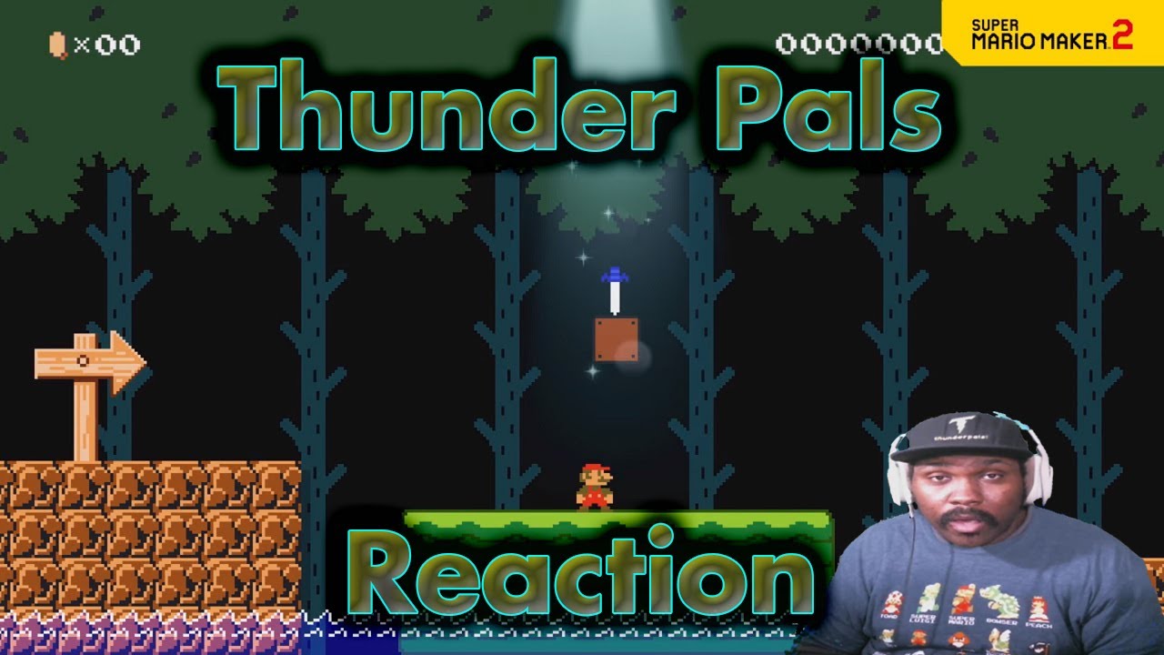 Thunder Pals Reaction - Super Mario Maker 2 - Master Sword Update ...