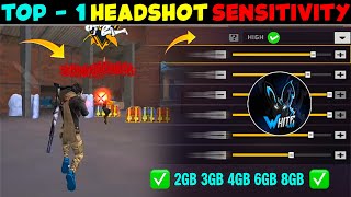 Free Fire Headshot setting 2026 ⚡ Best Sensitivity Settings ⚙️| Sensitivity + Hud Settings Free Fire screenshot 2