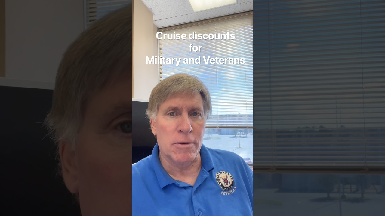Cruise discounts for Military And Veterans #shorts