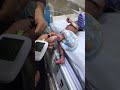 Newborn baby checking sugar level #hospital #nicubaby #cutebaby