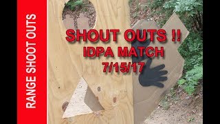 RANGE DAY SHOOT/SHOUT OUT 7-15-17