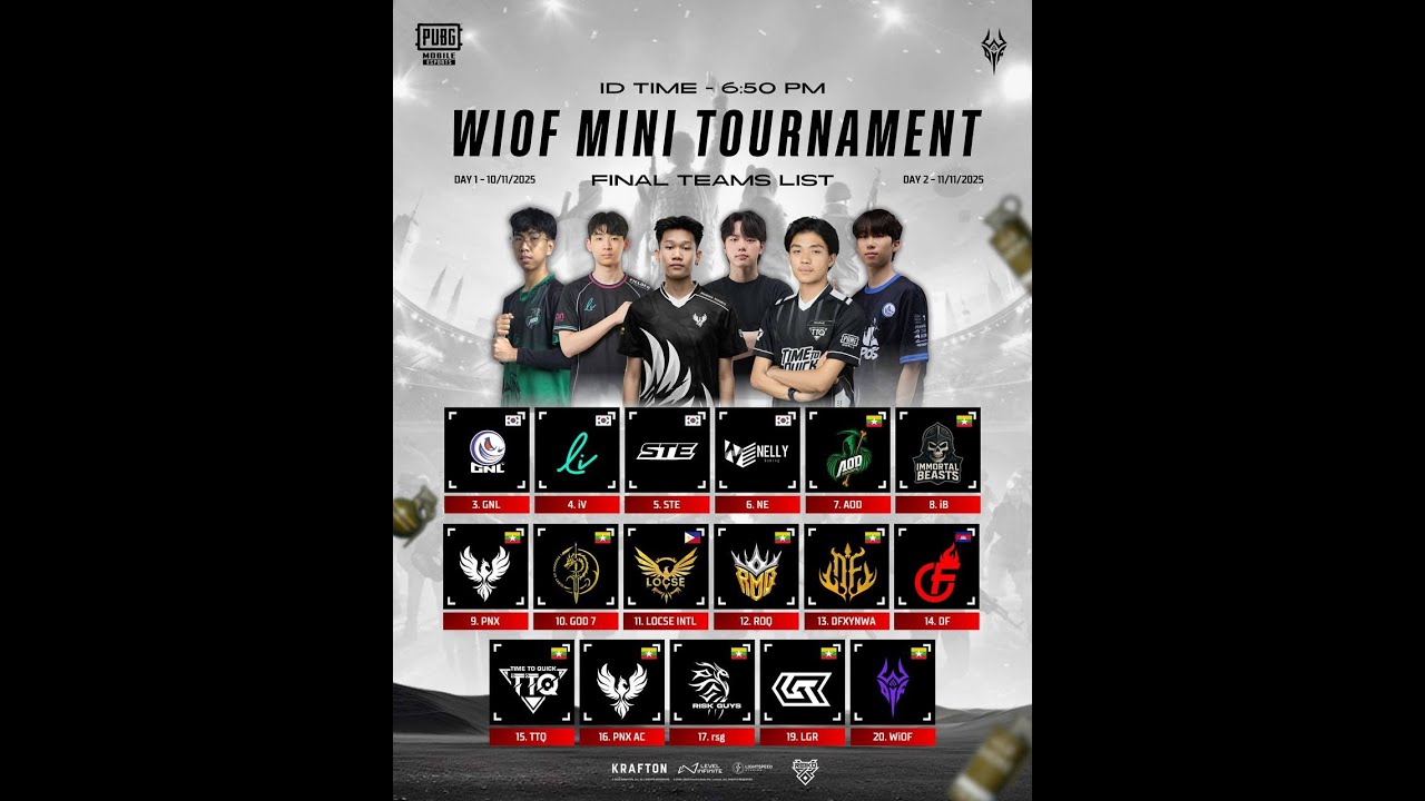 WIOF Mini Tournament Grand Final Day 1 